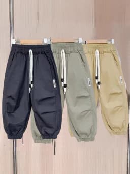 New Summer Chidrens Pants Lightweight Quick-dry Anti-mosquito Jogger Pants for Boys Loose Wide Leg Boys Pants with Pockets