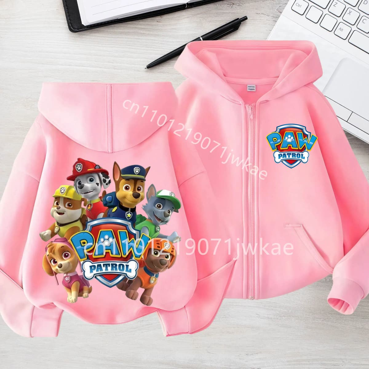 2026 Paw Patrol Kids Zip-up Hoodies Boys Girls Winter Casual Coat Jacket Cartoon Figure Printed Coat Autumn Children Clothing