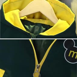 Spring Autumn Baby Boys Girls Hooded Jacket Fashion Solid Letter Print Outerwear for 1-6 Years Kids Children Windbreaker Coat