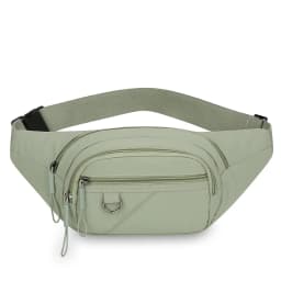 Waterproof Women's Nylon Fanny Pack – Convertible Crossbody Chest Bag with Large Capacity for Outdoor Use