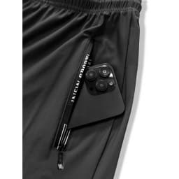 Men's Ice Silk High Elastic Breathable Trousers With Drawstring Zipper Pockets Casual Sports Trousers Gym Sportswear Gift Man