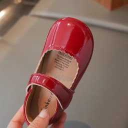 Girls Soft Bottom Multi-color Leather Spring Autumn New Baby Girl Bright Color Leather England Style Breathable Princess Shoes
