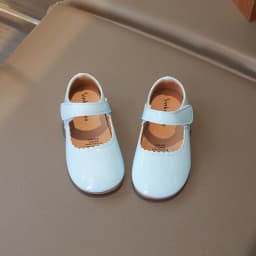 Girls Soft Bottom Multi-color Leather Spring Autumn New Baby Girl Bright Color Leather England Style Breathable Princess Shoes
