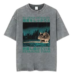 Funny LOTR Mordor Mount Doom National Park Vintage Washed T Shirts Men Women Fashion Japanese Style Oversized T-shirt Streetwear
