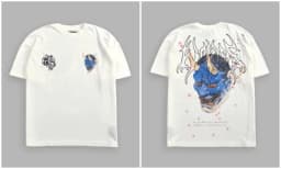 New GYM 2026 American Streetwear Brand Hip-hop Loose Skull Print Fitness Men's Sports Fitness Short-sleeved T-shirt
