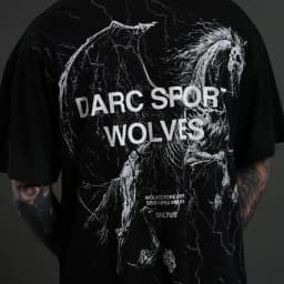 New GYM 2026 American Streetwear Brand Hip-hop Loose Skull Print Fitness Men's Sports Fitness Short-sleeved T-shirt