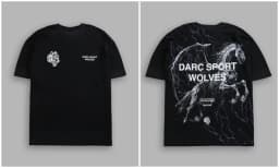 New GYM 2026 American Streetwear Brand Hip-hop Loose Skull Print Fitness Men's Sports Fitness Short-sleeved T-shirt