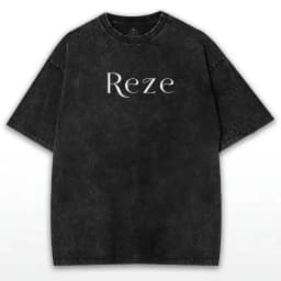 Chainsaw Man Reze Printed Tee Men's Clothing Short Sleeve Washed Cotton T-shirt Vintage Casual T Shirt 2026 Summer T Shirt