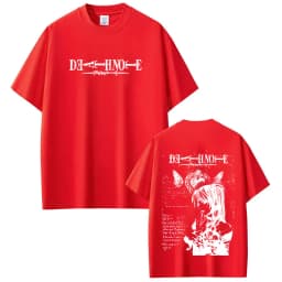 Anime Death Note Misa T Shirts Men Women Clothing High Quality Cotton Tee Shirt Fashion Vintage Short Sleeve T-shirts Streetwear