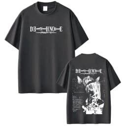 Anime Death Note Misa T Shirts Men Women Clothing High Quality Cotton Tee Shirt Fashion Vintage Short Sleeve T-shirts Streetwear