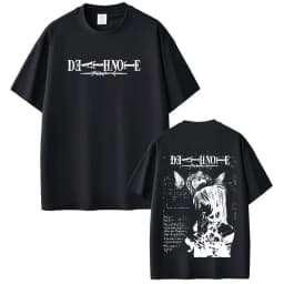 Anime Death Note Misa T Shirts Men Women Clothing High Quality Cotton Tee Shirt Fashion Vintage Short Sleeve T-shirts Streetwear