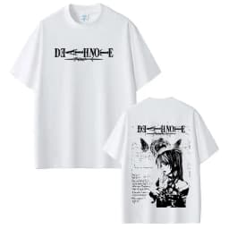 Anime Death Note Misa T Shirts Men Women Clothing High Quality Cotton Tee Shirt Fashion Vintage Short Sleeve T-shirts Streetwear