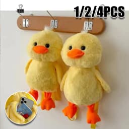 Kawaii 33cm Yellow Duck Plush Backpack Cute Cartoon Stuffed Animal Soft Schoolbag For Girls Childrens Day Gift Idea