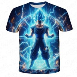 Anime Dragon Ball Son Goku 3D Print Kids T Shirt Summer Fashion Casual T-shirt Boy Girl Unisex Comfortable Short-sleeved Shirts