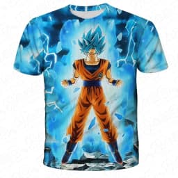 Anime Dragon Ball Son Goku 3D Print Kids T Shirt Summer Fashion Casual T-shirt Boy Girl Unisex Comfortable Short-sleeved Shirts