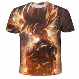 Anime Dragon Ball Son Goku 3D Print Kids T Shirt Summer Fashion Casual T-shirt Boy Girl Unisex Comfortable Short-sleeved Shirts