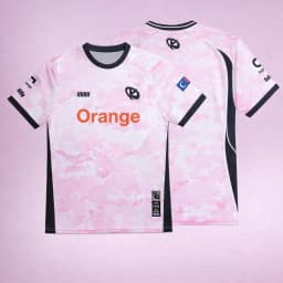 2026 Karmine Corp Esports Club Uniforms Pink Jersey Kcorp Team Valorant Training Uniform Clothing Men's French Team T-shirts