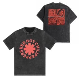 Vintage Washed Cotton Band T Shirt Men Women Fashion Hip Hop Style Short Sleeve Summer Loose Casual Tops Unisex T-Shirt