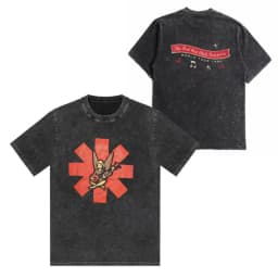 Vintage Washed Cotton Band T Shirt Men Women Fashion Hip Hop Style Short Sleeve Summer Loose Casual Tops Unisex T-Shirt