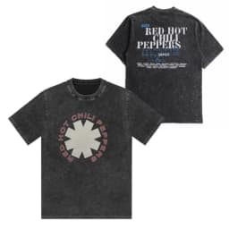 Vintage Washed Cotton Band T Shirt Men Women Fashion Hip Hop Style Short Sleeve Summer Loose Casual Tops Unisex T-Shirt