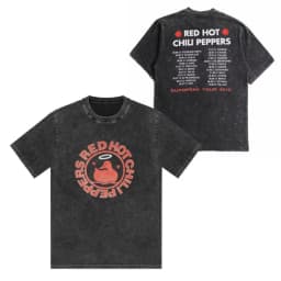 Vintage Washed Cotton Band T Shirt Men Women Fashion Hip Hop Style Short Sleeve Summer Loose Casual Tops Unisex T-Shirt