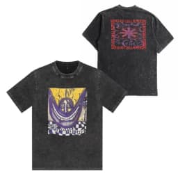 Vintage Washed Cotton Band T Shirt Men Women Fashion Hip Hop Style Short Sleeve Summer Loose Casual Tops Unisex T-Shirt