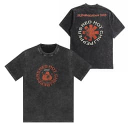 Vintage Washed Cotton Band T Shirt Men Women Fashion Hip Hop Style Short Sleeve Summer Loose Casual Tops Unisex T-Shirt