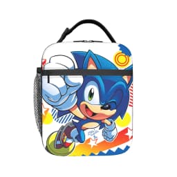 Sonices Cartoon Game Lunch Bag Convenient Lunch Box Adult Travel Print Cooler Bag Cute Oxford Thermal Lunch Bags