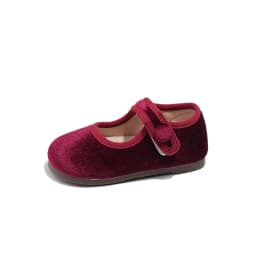 Girls Flat Shoes Spring Autumn Children School Princess Shoes Soft Cotton Fabric Kids Mary Jane Shoes For Girl Black, Red