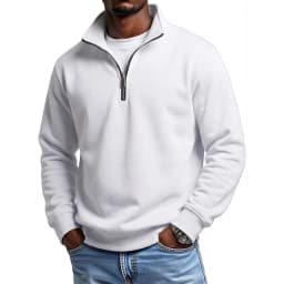 Outdoor Men Zipper Sweatshirts Spring Quarter Zip Pullover Half Zipper Hoodie for Men Gym Man Autumn Solid Men's Sweatshirt Coat