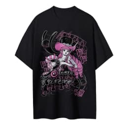 2026 One Piece Perona Japan Anime Printed T-shirt Men's and Women's T-shirt Men's Top Sports T-shirt Men's T-shirt Summer Tee