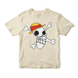 One Piece Anime Cartoon Skull Printed T-shirt Men's and Women's T-shirt Men's Top Sports T-shirt Men's T-shirt Summer Tee 2026