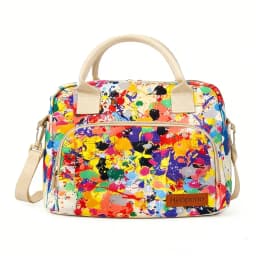 Large Capacity Oxford Cloth Thermal Bag Portable Cross-body Picnic Bag Lunch Box Bag Cooler Bag Lunch Bags for Women Kids