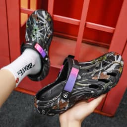 New Men's Outdoor SandalSport Slippers Beach Slides Breathable Clogs Men Casual Garden Shoes Non-slip Men Outdoor Hiking Sandal