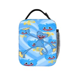 Horror Gamer-H-Huggyed Wuggyeds Lunch Bag For Child  Custom Travel Lunch Box Aesthetic Portable Insulated Oxford Cooler Bag