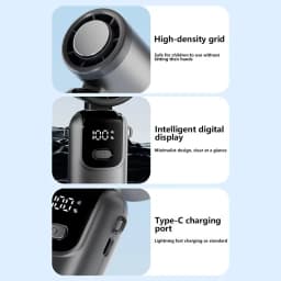 Lenovo Fast Chill Ice Compress Foldable/hangable Usb Desk Fan Ice Cooling Handheld Fan 100 Speeds Turbo Portable For Outdoor