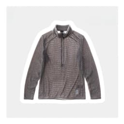 Men's Half-Zip Air Fleece Pullover Stand Collar Thermal Mid-Layer Jacket Anti-Static Anti-Pilling Outdoor Hiking Sportswear