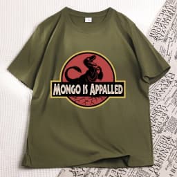 Mongo Is Appalled T-Shirt Men Women Princess Donut Graphic T Shirts Bookish Retro Vintage Short Sleeve Tshirts Streetwear