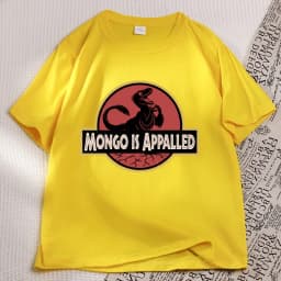 Mongo Is Appalled T-Shirt Men Women Princess Donut Graphic T Shirts Bookish Retro Vintage Short Sleeve Tshirts Streetwear