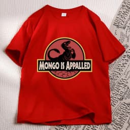 Mongo Is Appalled T-Shirt Men Women Princess Donut Graphic T Shirts Bookish Retro Vintage Short Sleeve Tshirts Streetwear