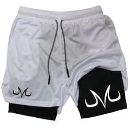 Anime Performance Shorts Toji Printed Men GYM Casual Sports Shorts Workout Running Mesh 2 In 1 Sport Short Pants