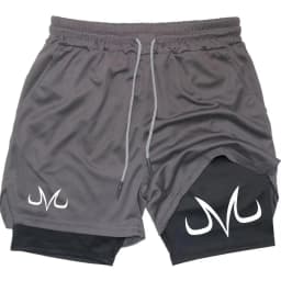Anime Performance Shorts Toji Printed Men GYM Casual Sports Shorts Workout Running Mesh 2 In 1 Sport Short Pants