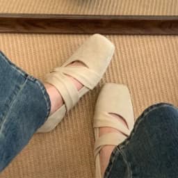 Square Toe Women Ballet Flats Shoes Designer Casual Mary Jane Shoes New Shallow Comfort Sport Walking Brand Dress Mujer Zapatos
