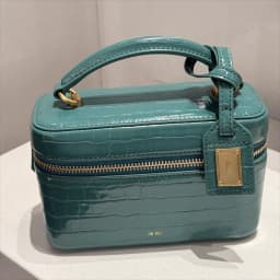 JW PEI Croc Embossed Small Box Bag French Exquisite Shoulder Handbag for Women Elegant Crossbody Purse Daily Commute Party Use