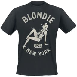 Bar Girl 1984 Blondie T-Shirt Men Women Metal Rock Band Graphic Tee Cotton Summer Streetwear Top