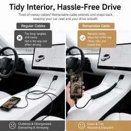 PZOZ USB C to Type C Spring cable Charging and Data Transfer LED Spring Cord For iPhone 17 Pro Max iPad Mobile Phones cable 2m