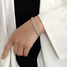D VVS1 Moissanite Bracelet Full Diamond S925 Sterling Silver For Women Men Hip-hop Punk Jewellery Exquisite Gift