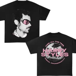 Harry Styles T-shirt Kiss All The Time Disco Occasionally Album Graphic Men Women Oversize Y2K Unisex Cotton Shirt Summer O-Neck
