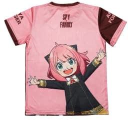 Adult and Children Anya Emoji 3D Printed Short Sleeve Spy X Family Anime Merchandise Loose Couple Parent-Child T-Shirt