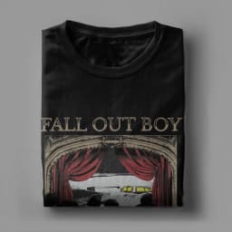 Fall Out Boy 20 Years of T Shirt Summer Trending T-Shirts Pure Cotton O Neck Oversized Top Tees Short-Sleeve Vintage Tops